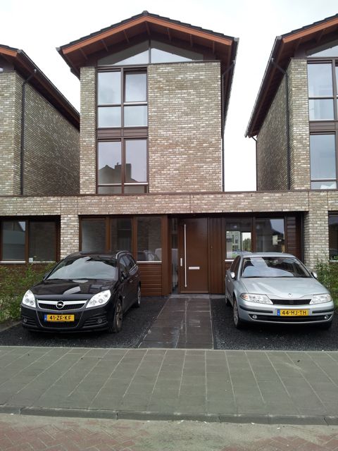 Basaltsplit parkeerplaats