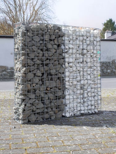 Schanskorf 100x100x20cm gevuld