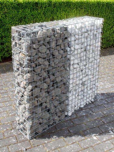 Schanskorf 100x100x20cm gevuld