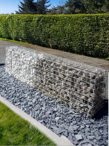 Schanskorf 50x200x20cm gevuld
