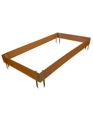 Multi-Edge ADVANCE Corten staal Borderbak Vierkant 220x120x20cm
