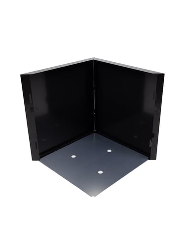 Bodemplaat FLORA 40x40x40cm geïnstalleerd