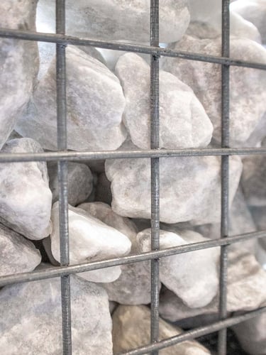 Crystal White breuksteen 40 - 80mm (4 - 8cm)