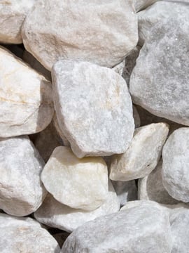Crystal white breuksteen 40 - 80mm (4 - 8cm)