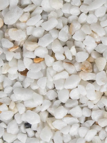 Crystal White split 9 - 12mm (nat)