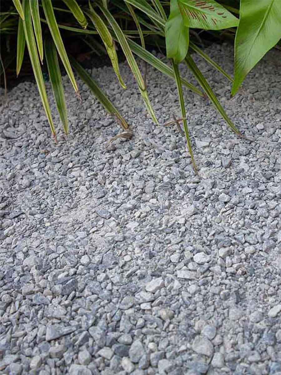 Dolomiet silver-grey 0 - 5mm aangelegd