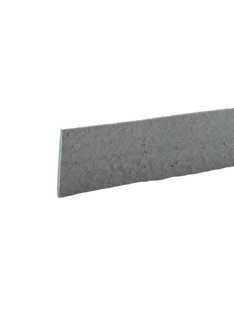 Kantopsluiting Ecolat recht 2m x 14cm Grijs