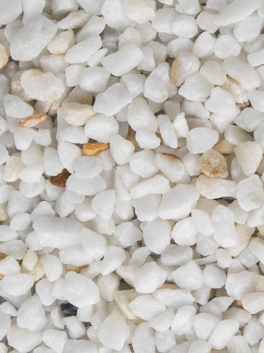 Crystal White split 9 - 12mm (nat)