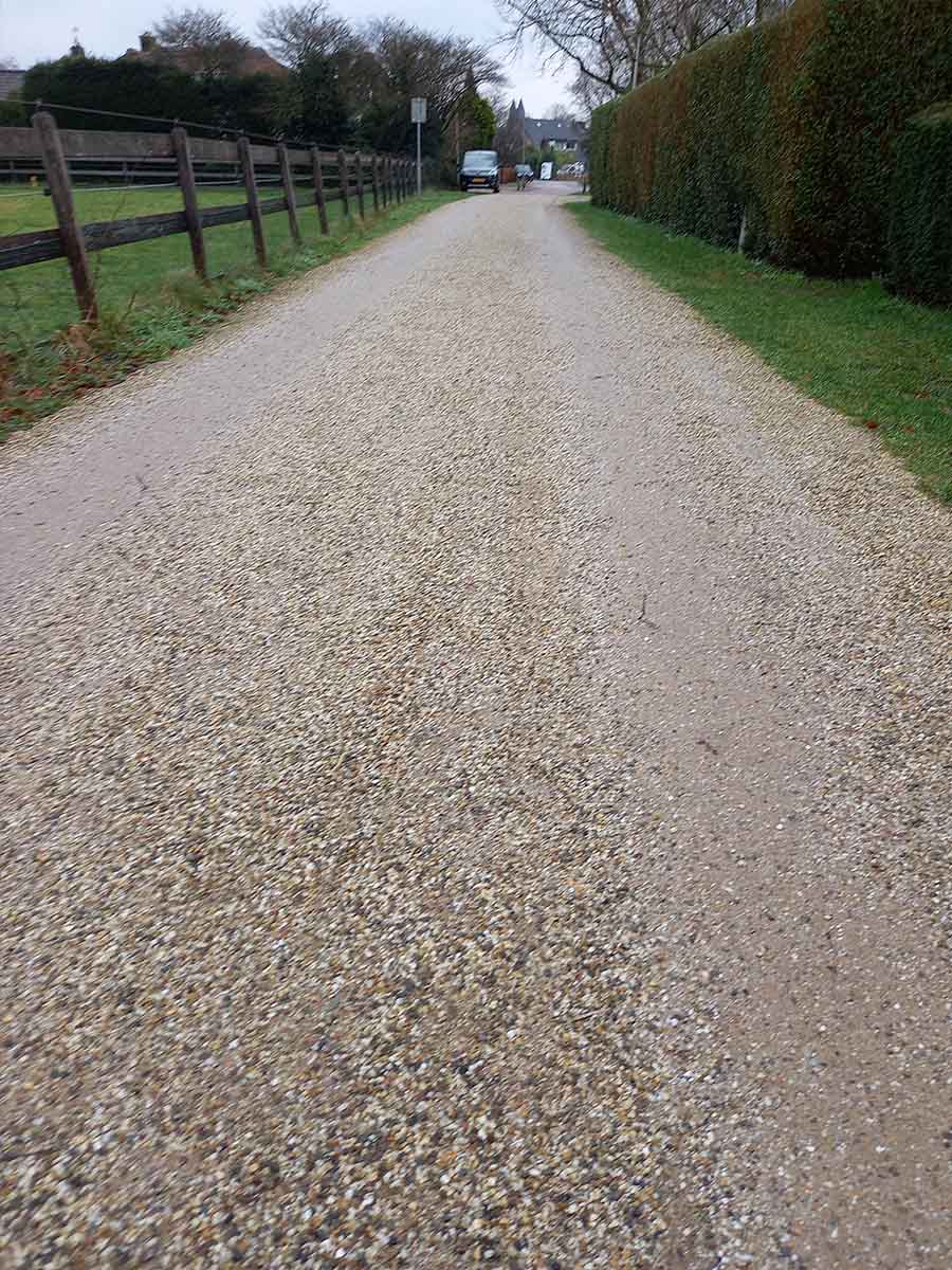Achterhoeks Padvast aangelegd