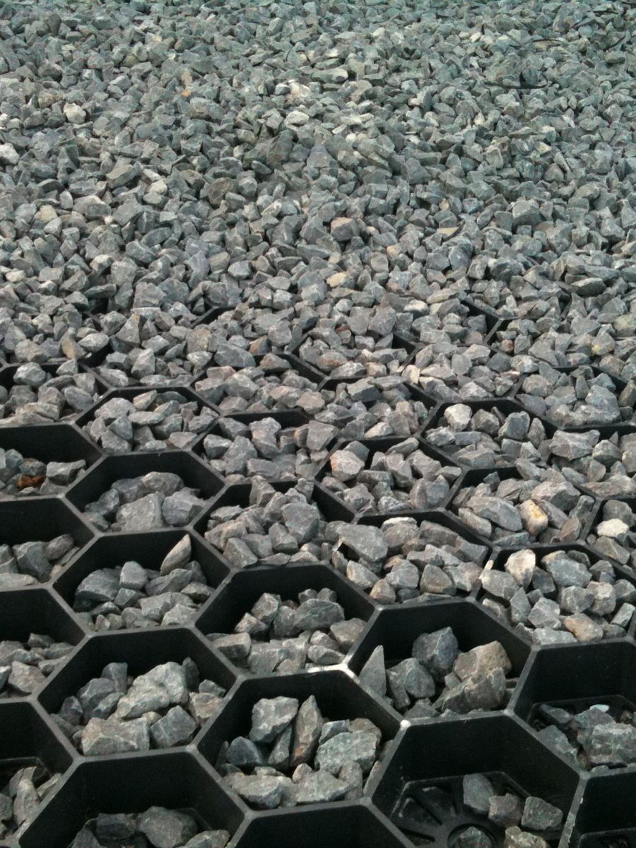 Grindplaten Easygravel klein gevuld