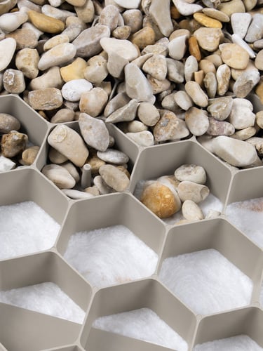 Grindplaten EuroGravel PLUS beige per m2