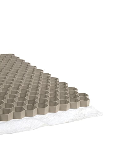 Vier pallets grindplaten EuroGravel PLUS beige (170,2m2)