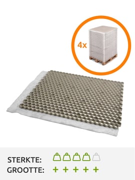 Vier pallets grindplaten EuroGravel PLUS beige (170,2m2)