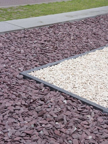 Flat Pebbles paars 30 - 60mm (3 - 6cm)
