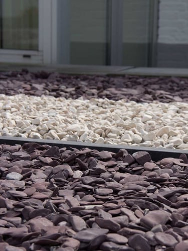Flat Pebbles paars 30 - 60mm (3 - 6cm)