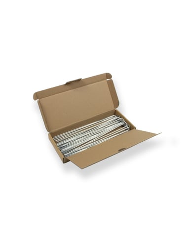 Grondpennen U-vorm verzinkt 25,5cm x 4cm x 3mm - Doos 20 stuks