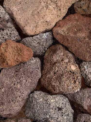 Lava stenen 40 - 80mm (4 - 8cm)