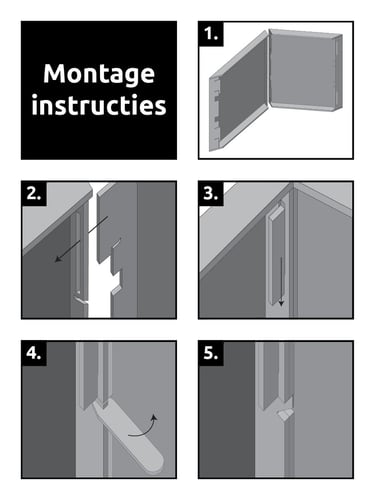 Multi-Edge FLORA Plantenbak Montage instructies