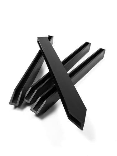 Multi-Edge ECO paaltjes zwart set 10 stuks
