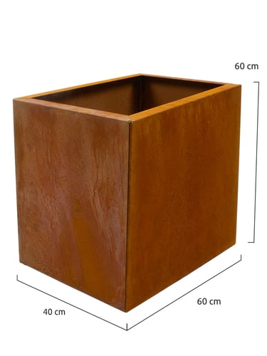 Multi-Edge FLORA High Plantenbak Corten staal 40x60x60cm