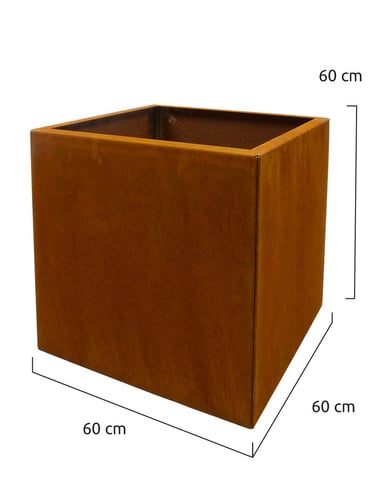 Multi-Edge FLORA High Plantenbak Corten staal 60x60x60cm