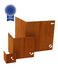 Multi-Edge METAL Hoekstuk Corten staal, alle varianten
