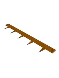 Cortenstaal kantopsluiting Multi-Edge METAL 100 x 17,5cm per stuk