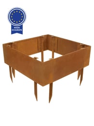 Multi-Edge ADVANCE Corten staal Borderbak 60x60x20cm