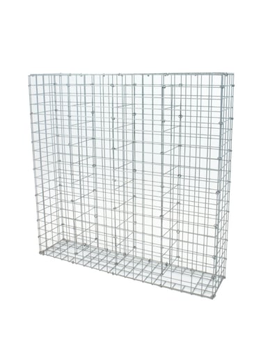 Schanskorf 100x100x20cm gevuld