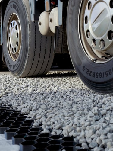 EuroGravel grindplaat zwart is zeer drukvast