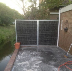 Grindschutting van Basalt split Grindschutting van Basalt split
