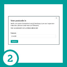 Losgestort bestellen stap 2 Losgestort bestellen stap 2