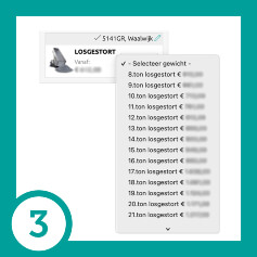 Losgestort bestellen stap 3 Losgestort bestellen stap 3