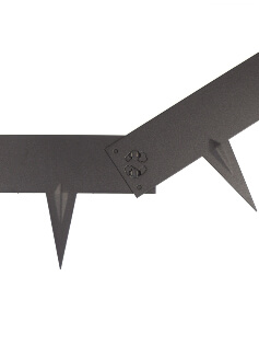 Kantopsluiting Multi-Edge Metal zwart Kantopsluiting Multi-Edge Metal zwart