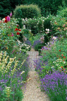 Engelse tuin met grind
