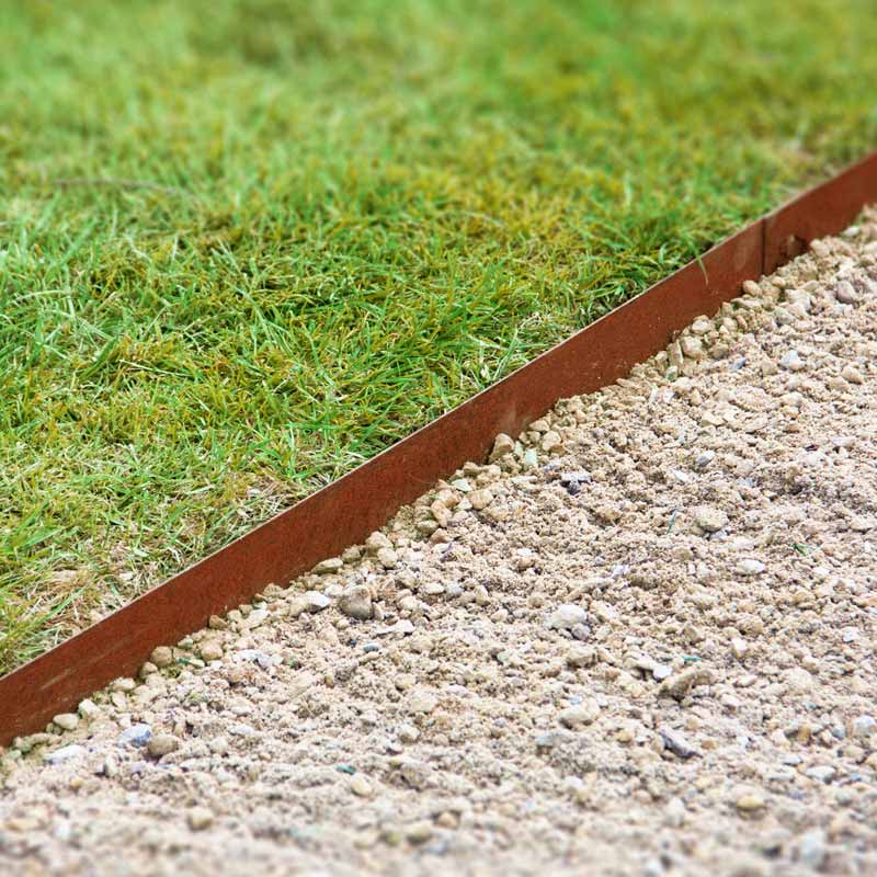 afboording met halfverharding multi edge met halfverharding