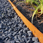 Tuinpad met Multi-Edge Metal corten